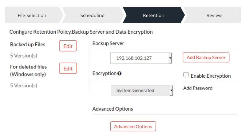 endpoint cloud backup